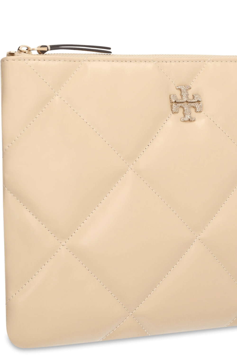 תמונת תקריב של תיק פאוץ' קירה TORY BURCH