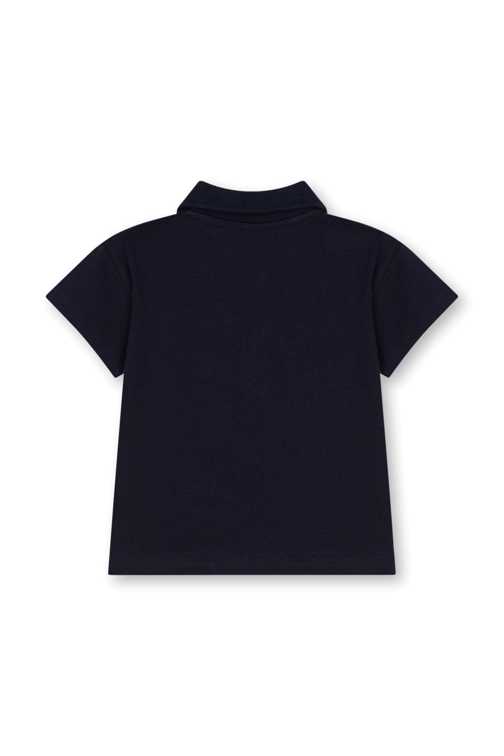 תמונה אחורית של חולצת פולו- גילאי 6-12 חודשים PETIT BATEAU