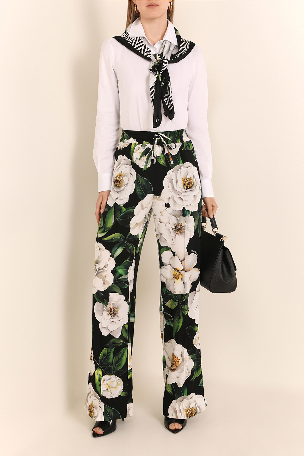 תמונת דוגמן קידמית של צעיף משי DOLCE & GABBANA