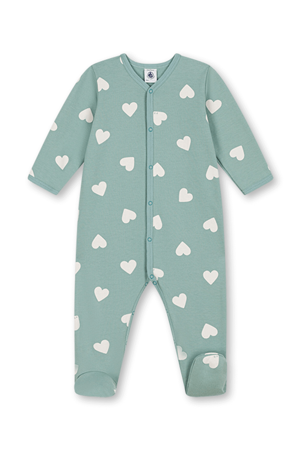תמונה קידמית של אוברול פיג'מה - 1-24 חודשים PETIT BATEAU
