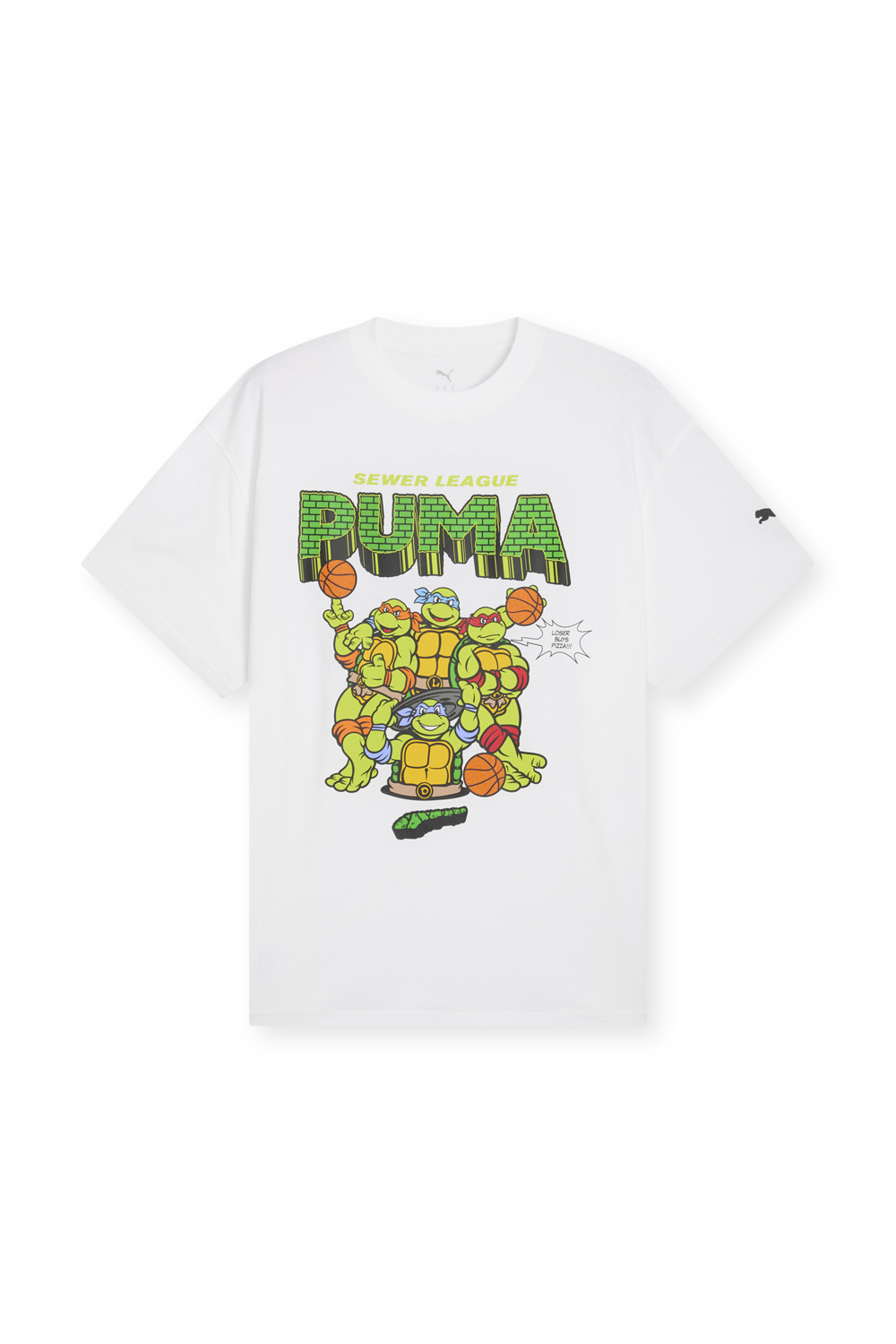 תמונה אחורית של פומה X צבי הנינג'ה חולצת טי PUMA