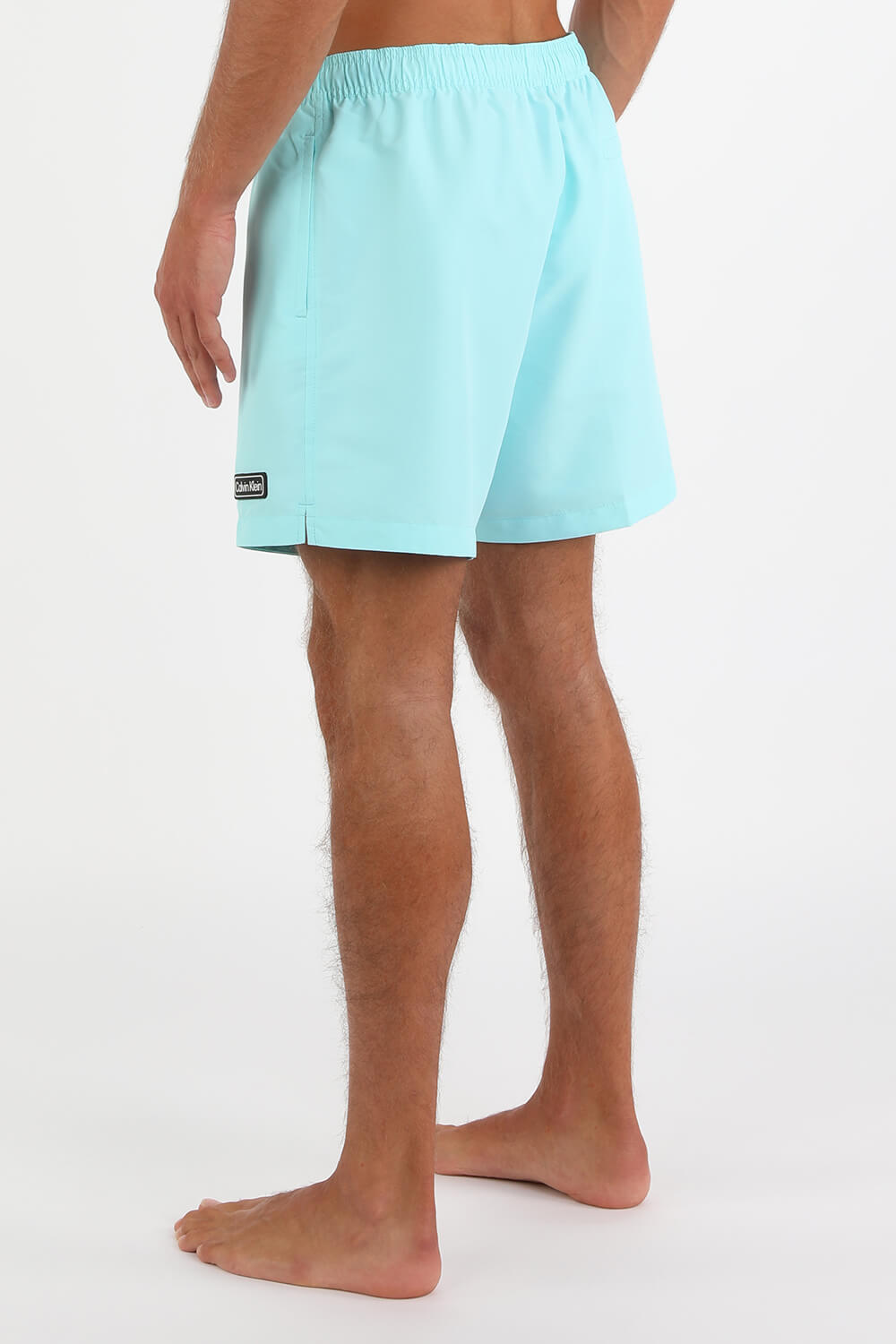 תמונת דוגמן אחורית של Drawstring Pastel Boardshorts in Blue CALVIN KLEIN