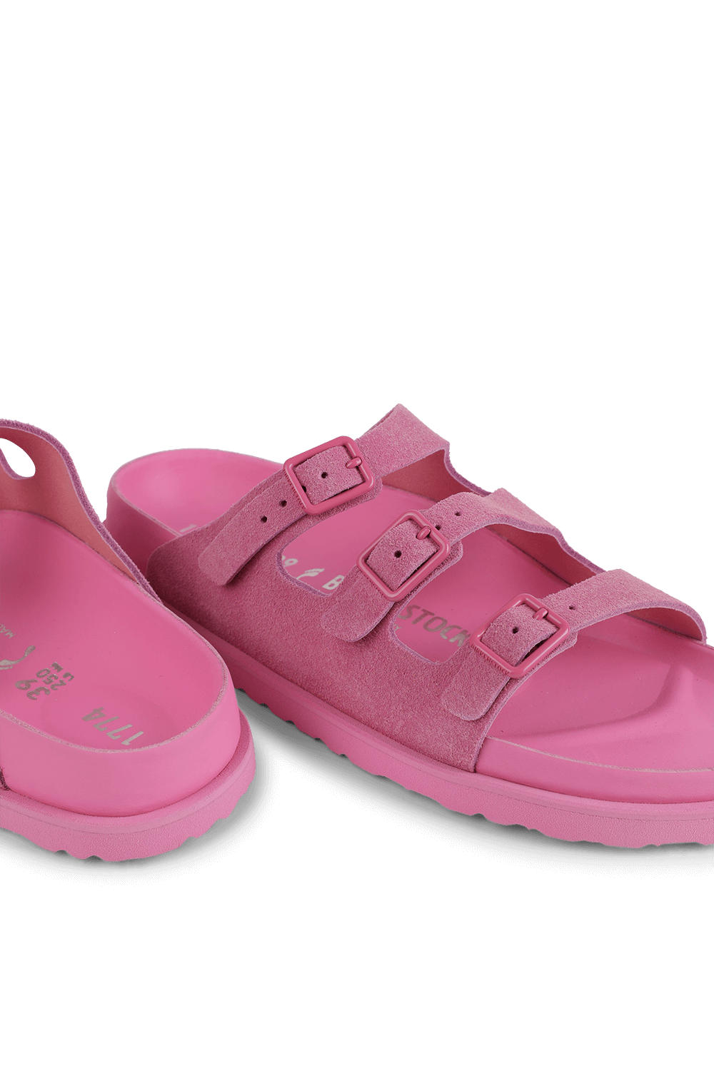 תמונת תקריב של סנדלי פלורידה BIRKENSTOCK