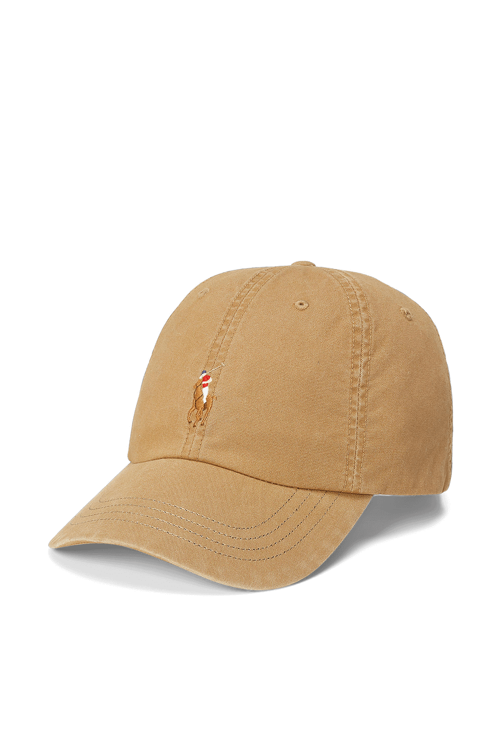 תמונה קידמית של כובע מצחייה מכותנה POLO RALPH LAUREN