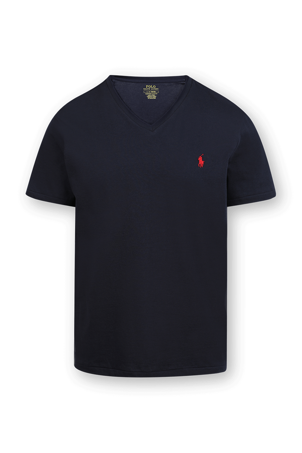 תמונה קידמית של Slim Fit Side Logo Tshirt in Ink Blue