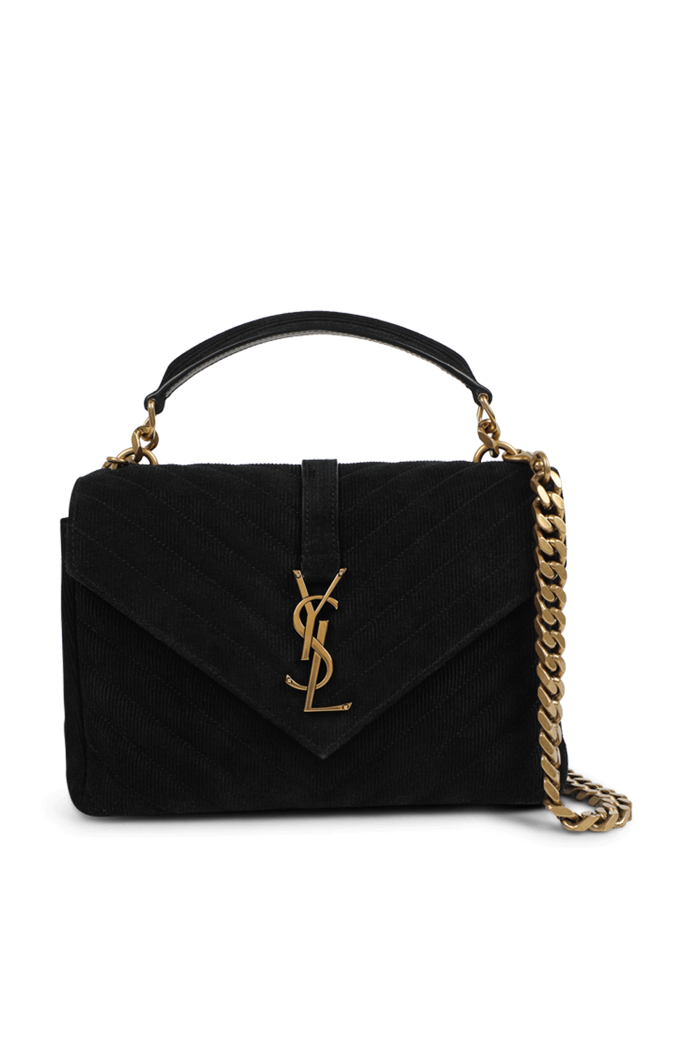 תמונה קידמית של תיק קולג' בגודל מדיום מעור SAINT LAURENT
