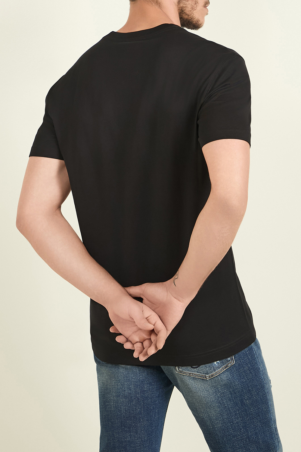 תמונת דוגמן אחורית של חולצת טי DOLCE & GABBANA
