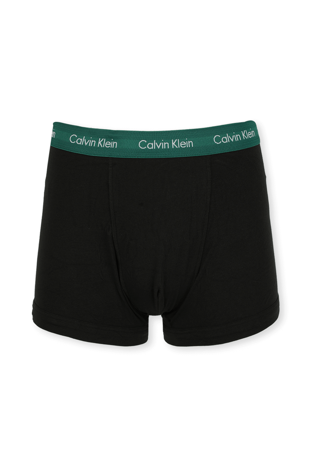 תמונת פנים של 3pack Trunks With Logo Waistband in Black