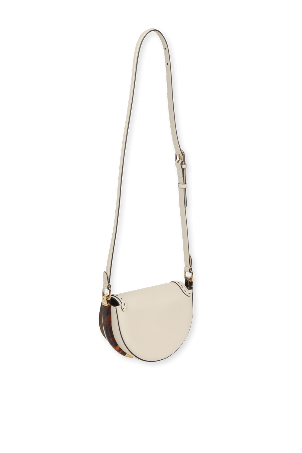 תמונה אחורית של Moonlight Bag in White Leather FENDI