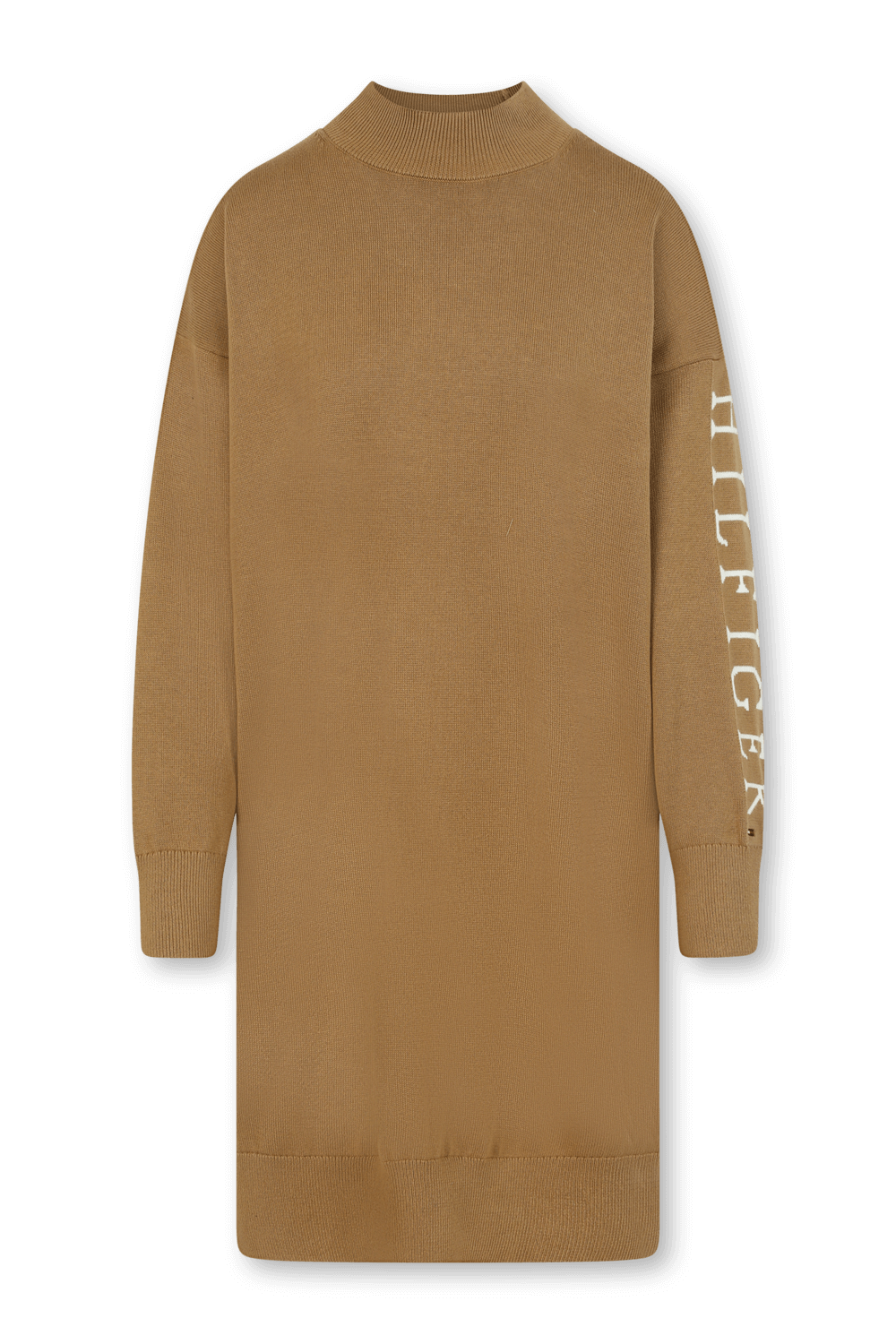 תמונה קידמית של שמלת סריג מכותנה אורגנית TOMMY HILFIGER