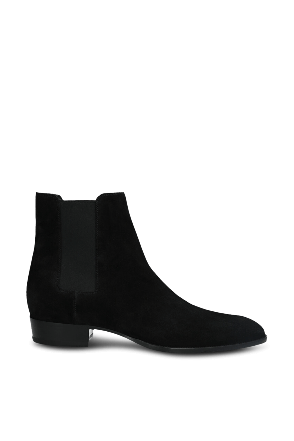 תמונה קידמית של מגפוני צ'לסי מעור זמש SAINT LAURENT