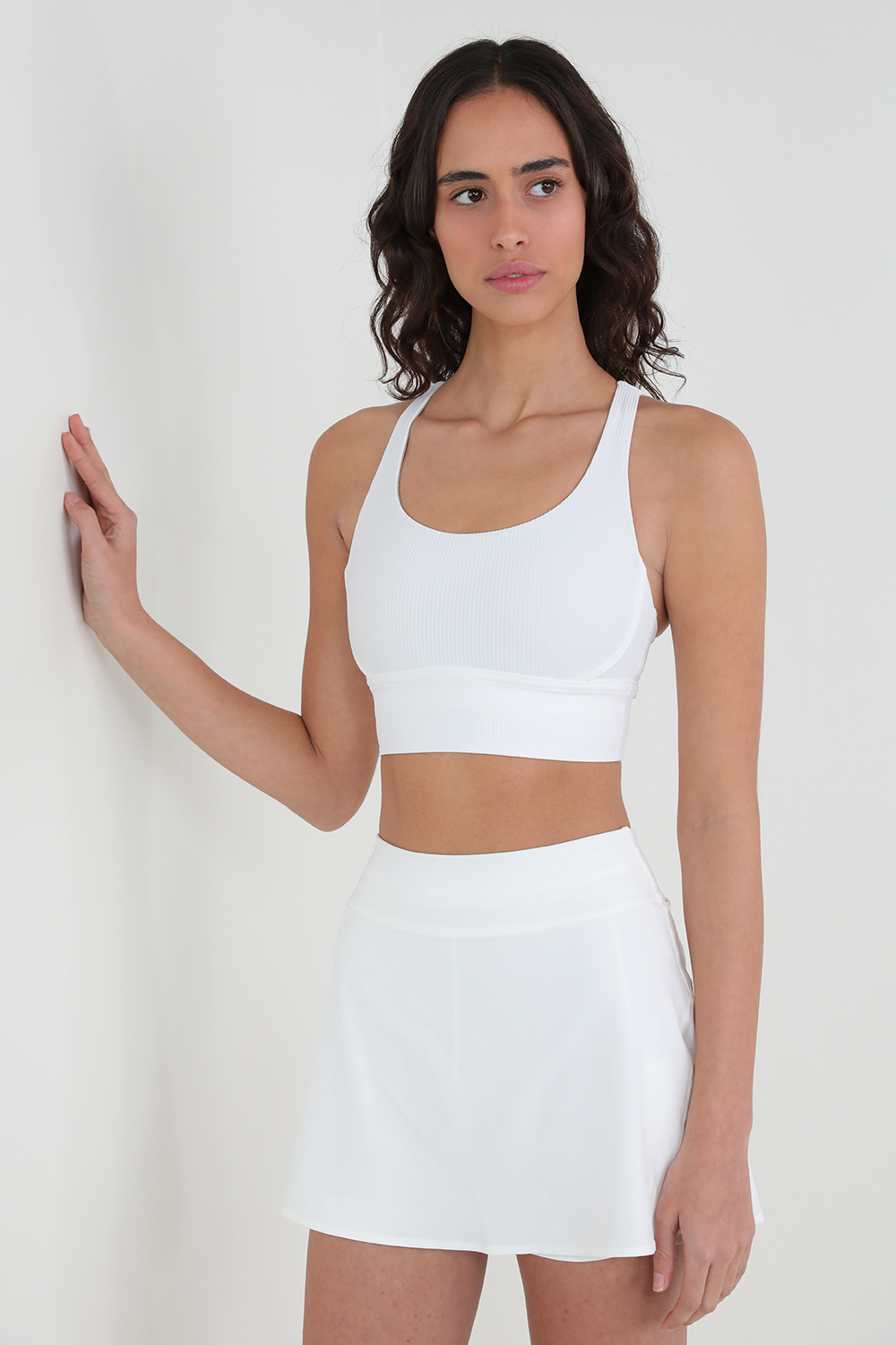 תמונת דוגמן קידמית של Energy™ Longline Bra *Rib
