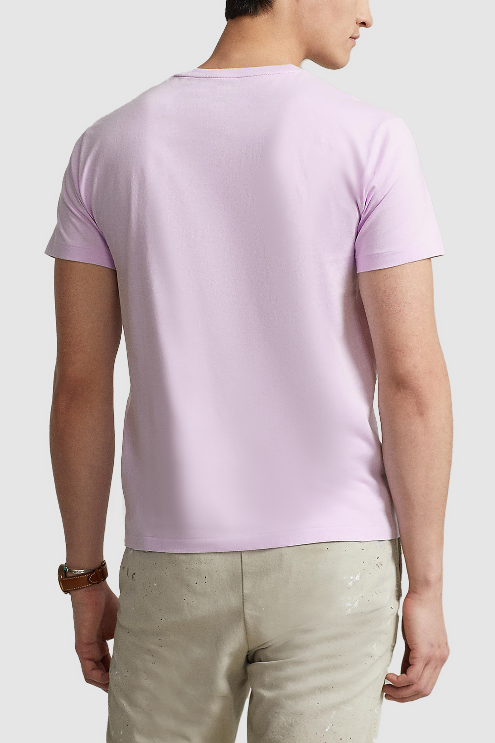 תמונת דוגמן אחורית של חולצת טי מכותנה POLO RALPH LAUREN