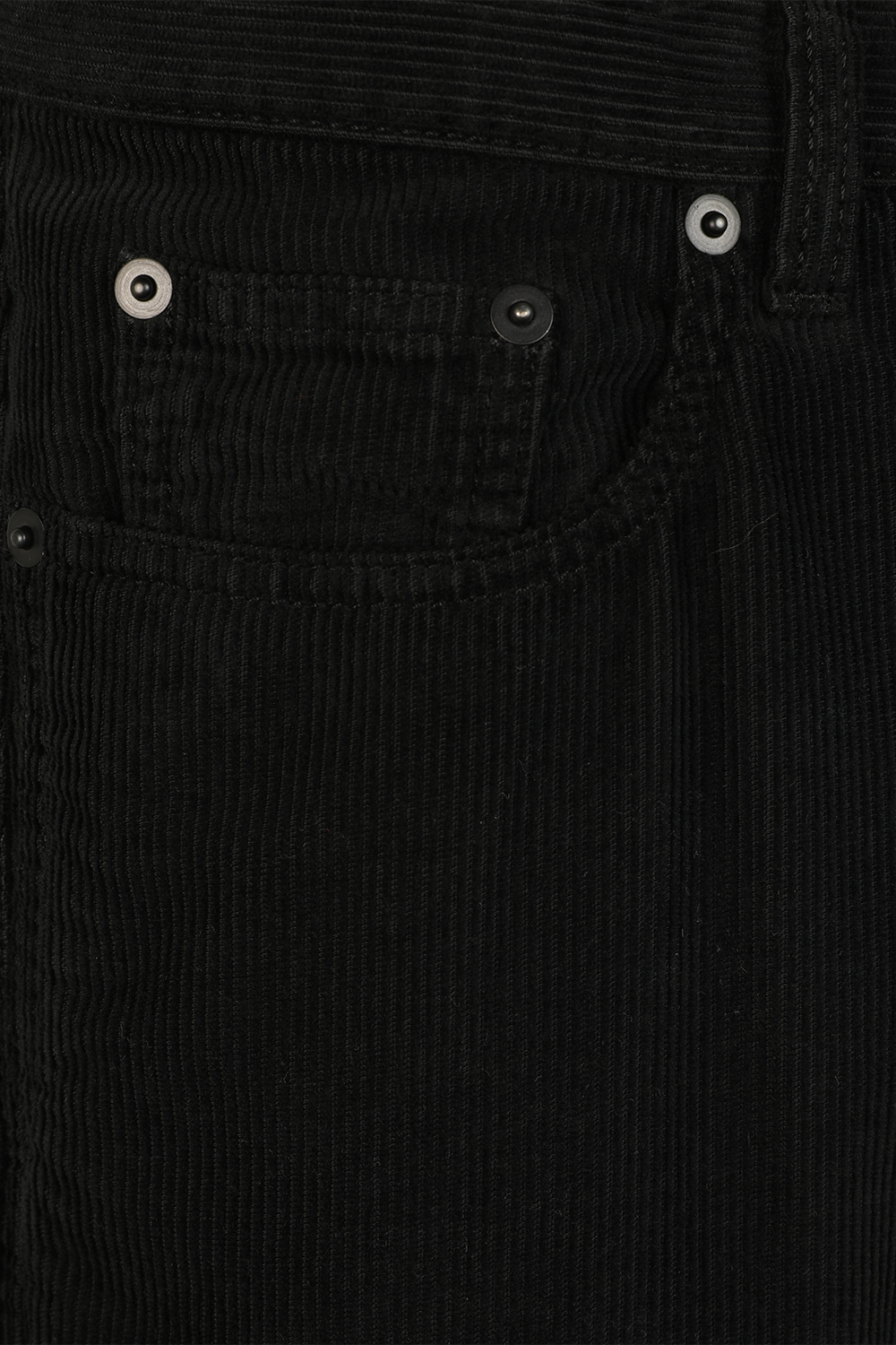 תמונה אחורית של מכנסי ג'ינס קורדורוי ישרים SAINT LAURENT