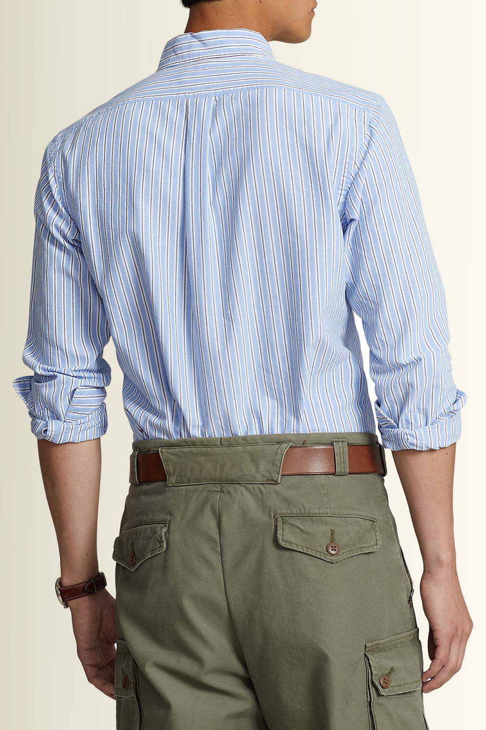 תמונת דוגמן אחורית של חולצה מכופתרת POLO RALPH LAUREN