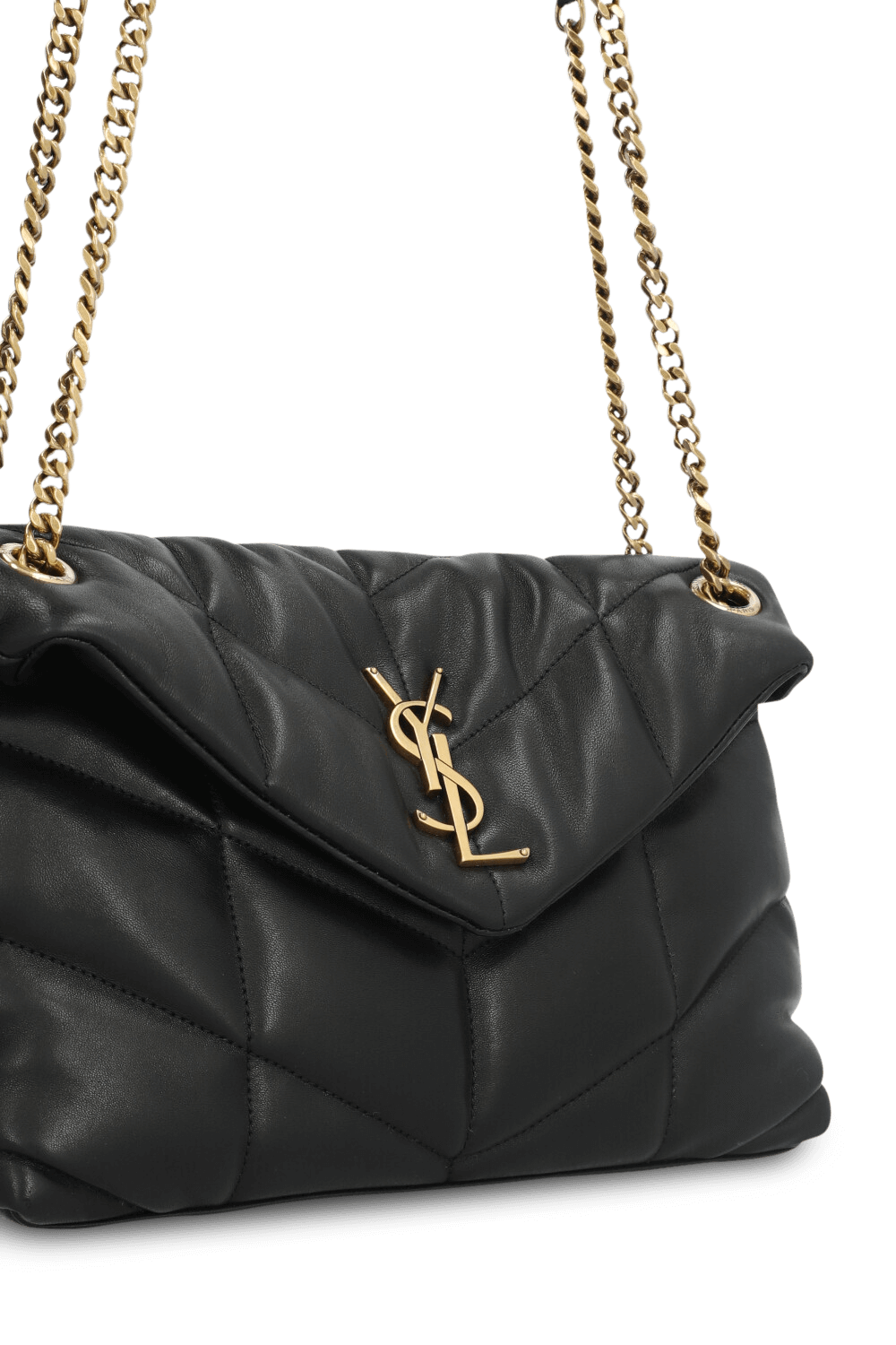 תמונת תקריב של תיק פאפר בגודל סמול SAINT LAURENT
