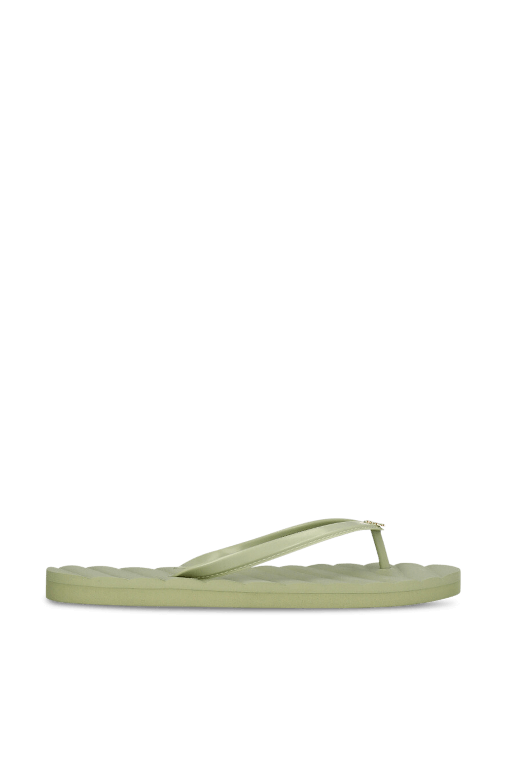 תמונה קידמית של כפכפי אצבע קירה TORY BURCH