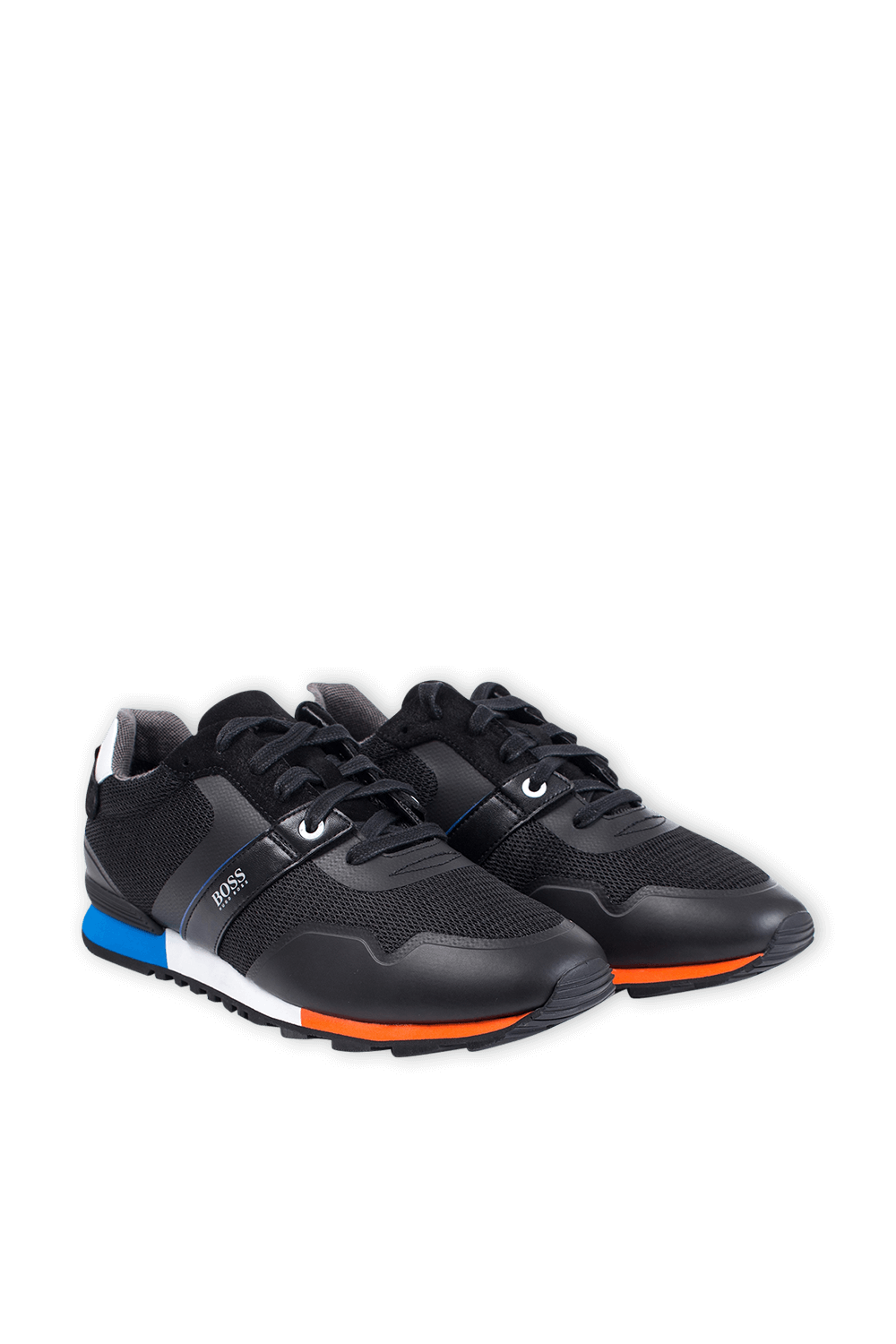 תמונה אחורית של Parkour Trainers in Black BOSS