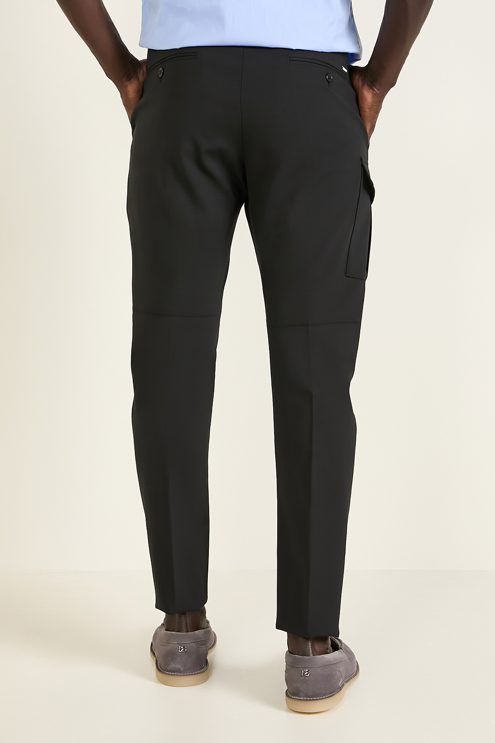 תמונת דוגמן אחורית של מכנסיים ארוכים קרגו DSQUARED2