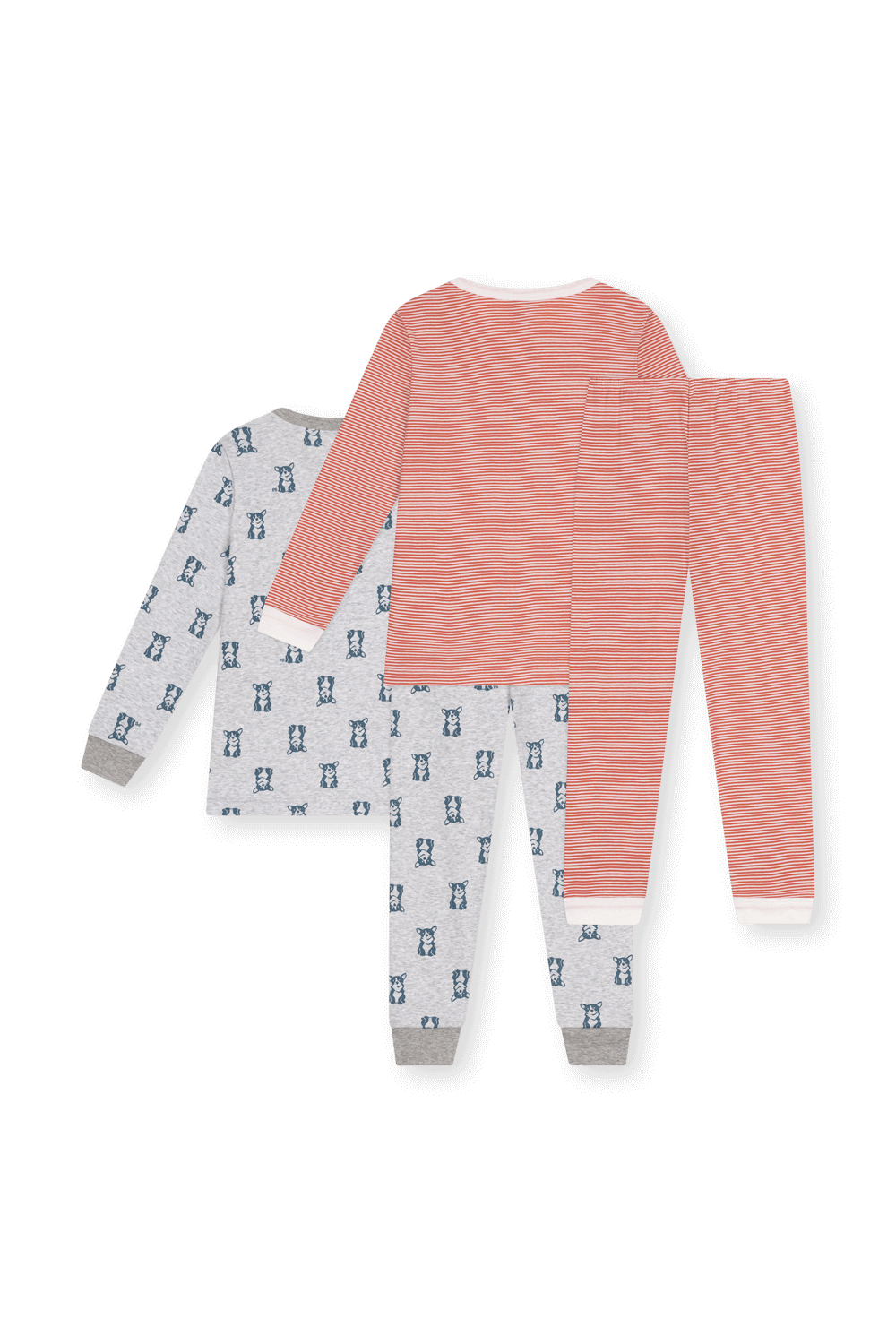 תמונה אחורית של סט פיג'מה - גילאי 6-12 שנים PETIT BATEAU