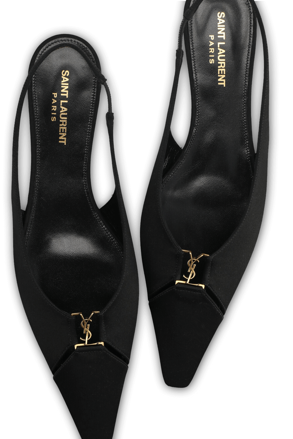 תמונת פנים של נעלי סלינג בק SAINT LAURENT