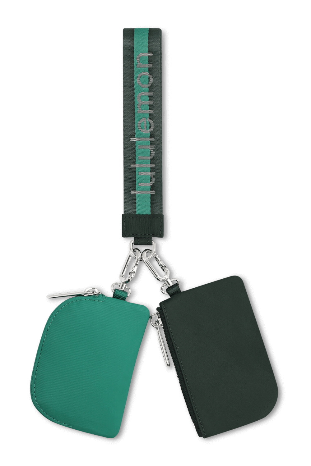 תמונה אחורית של Dual Pouch Wristlet Wordmark LULULEMON