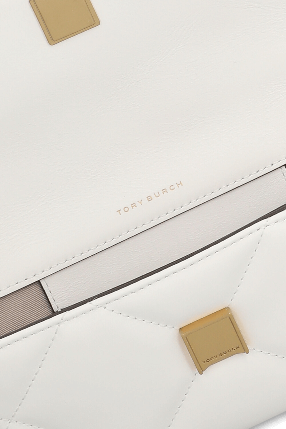 תמונת פנים של תיק כתף קירה יהלום מיני TORY BURCH