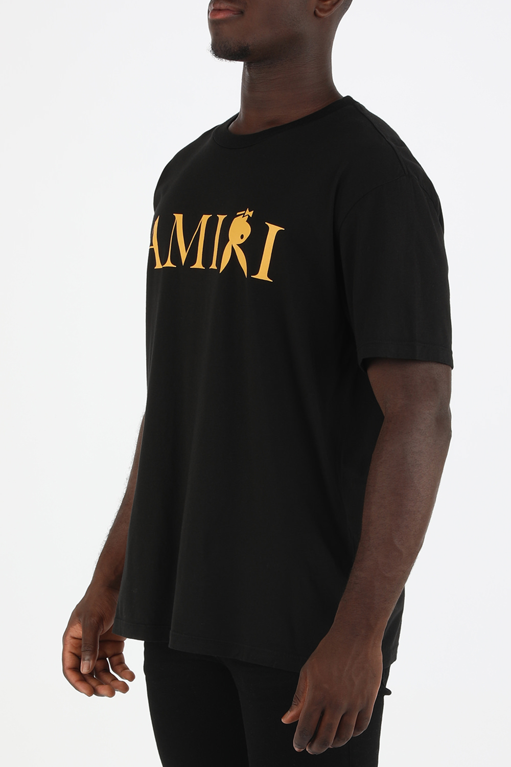 תמונת דוגמן קידמית של Reverse Playboy Bunny Tee in Black