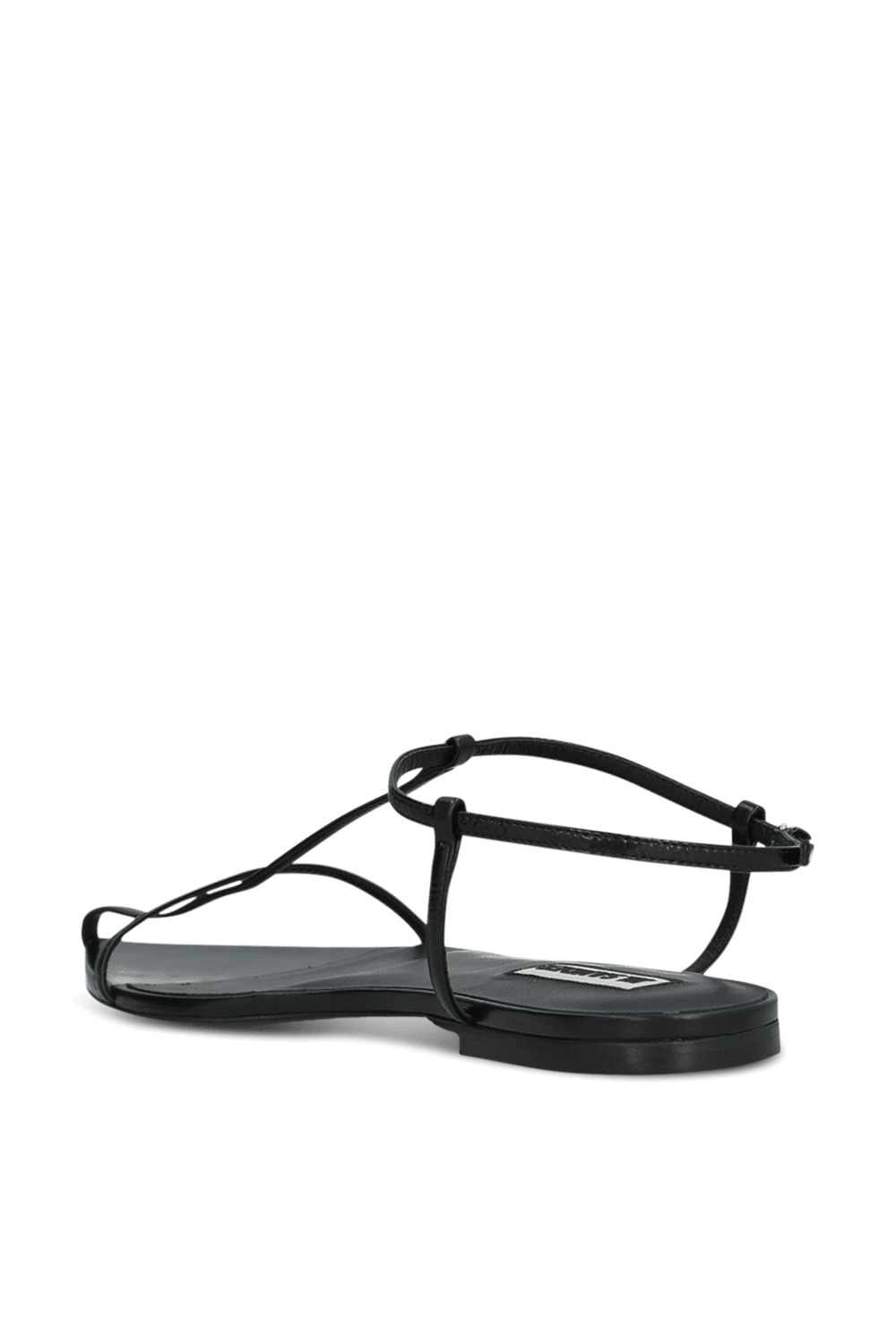 תמונה אחורית של סנדלים מעור JIL SANDER