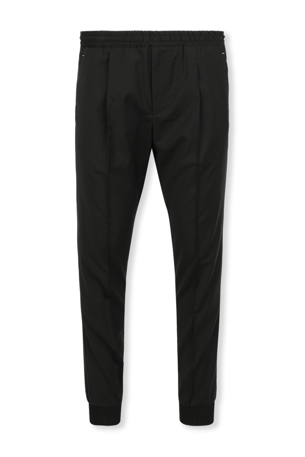 תמונה קידמית של Straight Jogging Trousers in Black BERLUTI