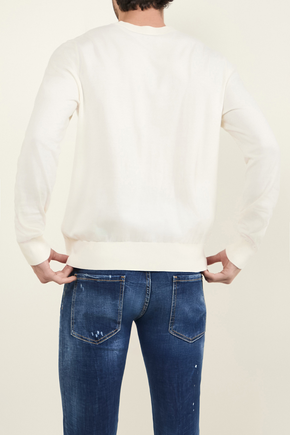 תמונת דוגמן אחורית של סווטשירט DSQUARED2