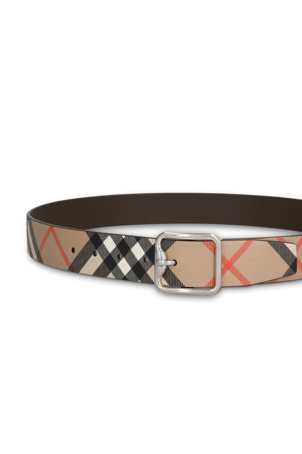 תמונת פנים של חגורה דו צדדית BURBERRY