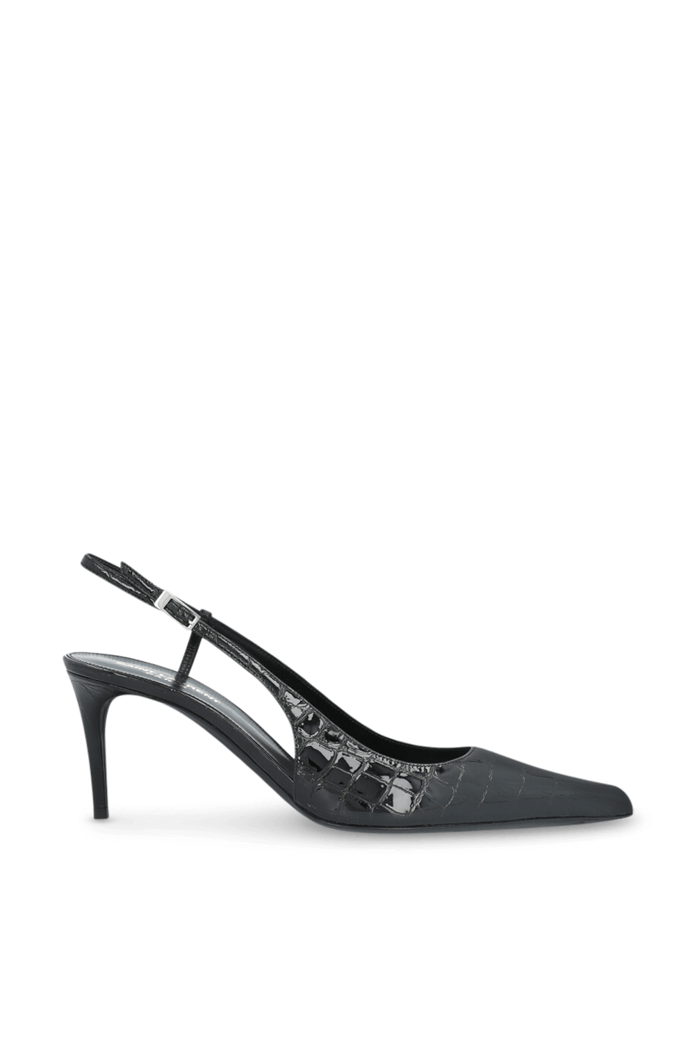 תמונה קידמית של סנדלי עקב קרקו SAINT LAURENT