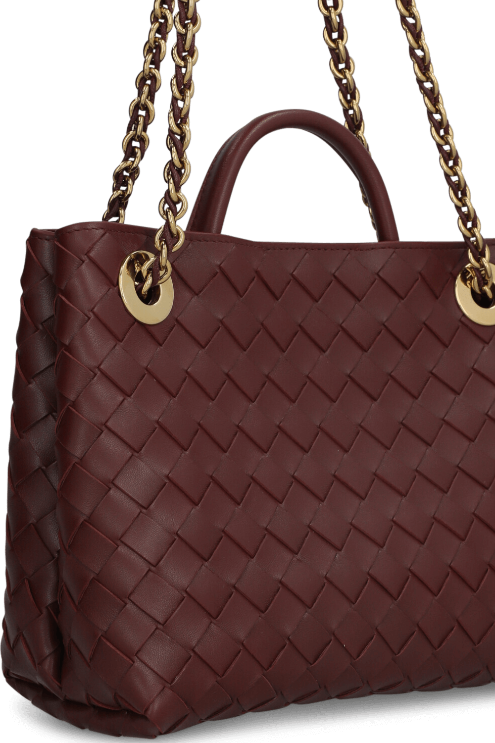 תמונת תקריב של תיק קרוסבודי אנדיאמו סמול BOTTEGA VENETA