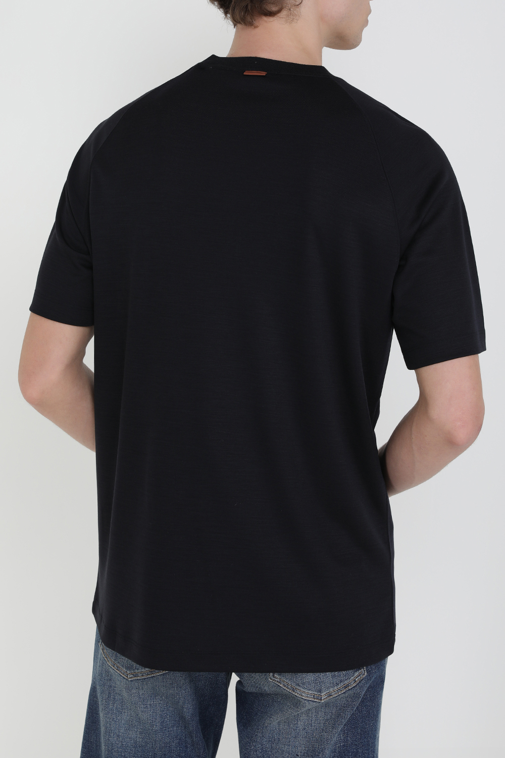 תמונת דוגמן אחורית של חולצת טי ZEGNA