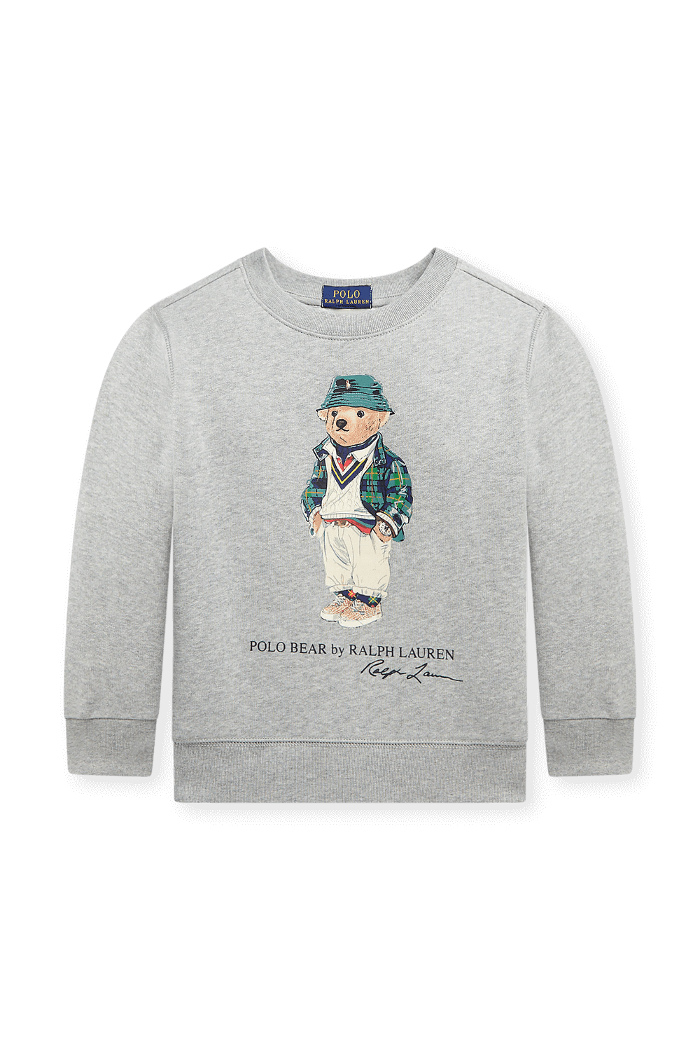 תמונה קידמית של סווטשירט עם צווארון עגול POLO RALPH LAUREN KIDS