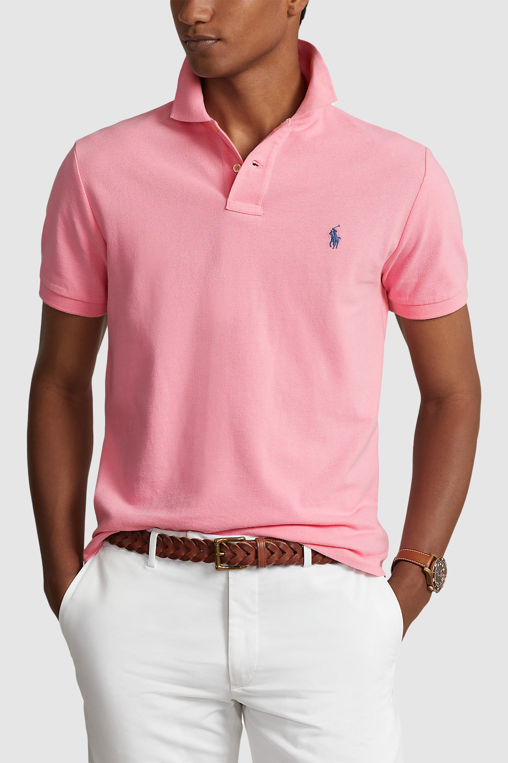 תמונת דוגמן קידמית של חולצת פולו קצרה POLO RALPH LAUREN