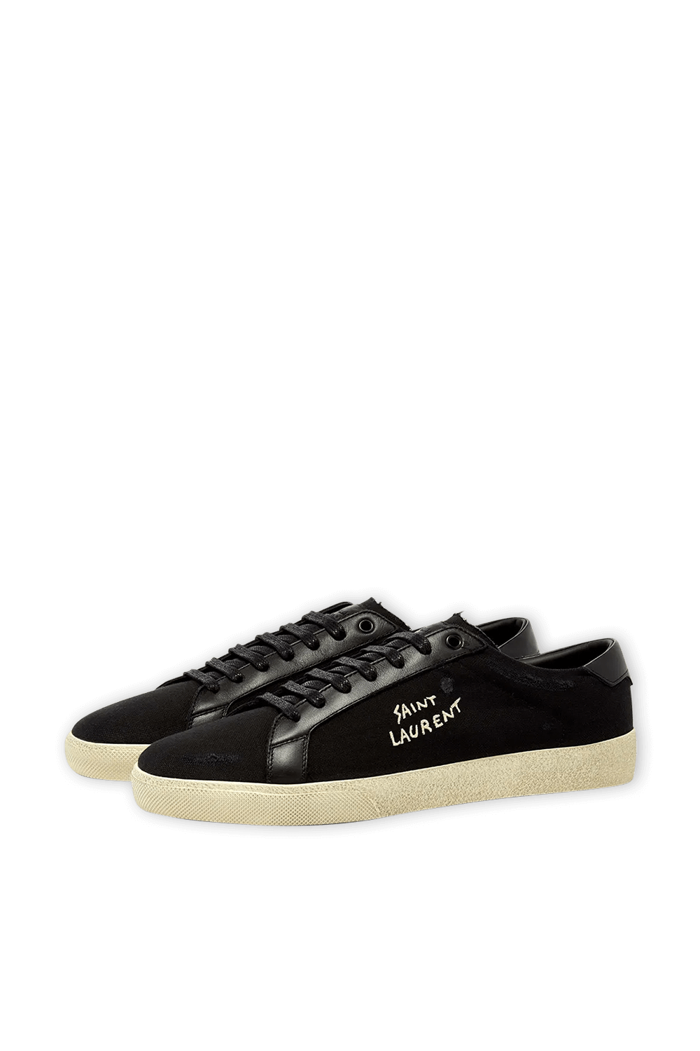 תמונה אחורית של נעלי סניקרס קורט קלאסיק SAINT LAURENT