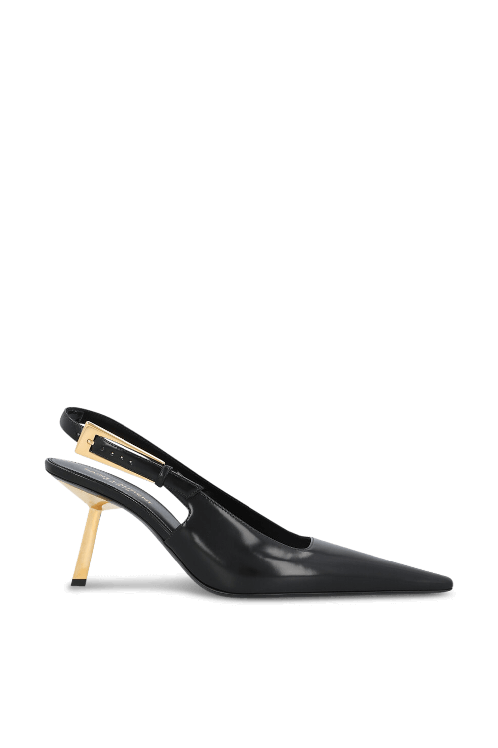 תמונה קידמית של נעלי עקב סלינג בק SAINT LAURENT