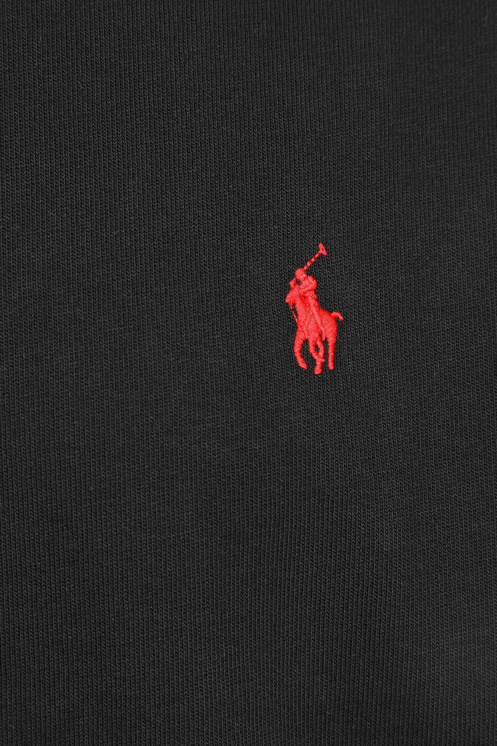 תמונה אחורית של Crewneck T-Shirt in Black POLO RALPH LAUREN