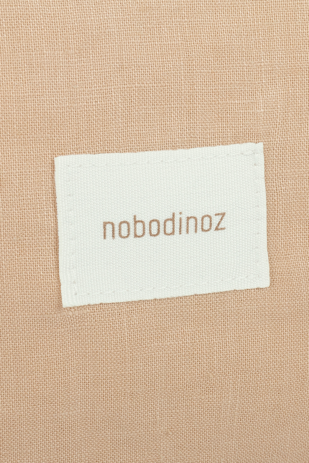 תמונת תקריב של תיק רחצה מפשתן צרפתי NOBODINOZ