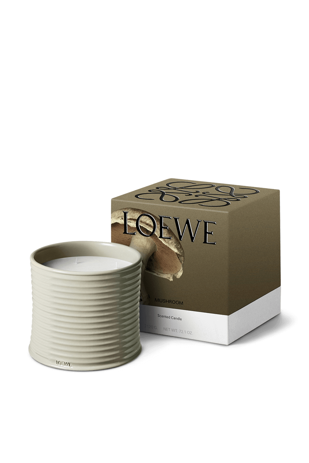 תמונה אחורית של LOEWE Mushroom Large Scented Candle LOEWE PERFUMES