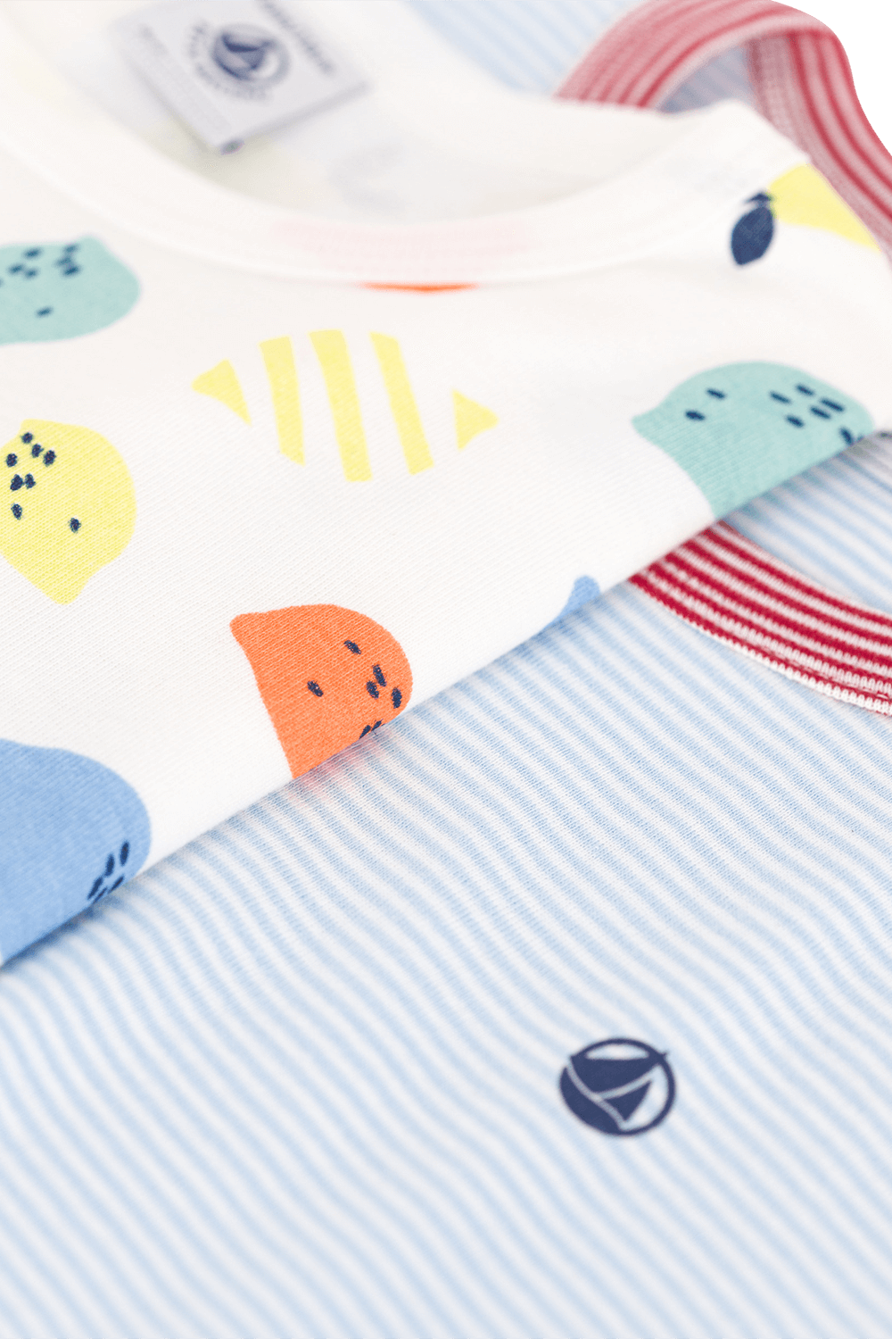 תמונת תקריב של פיג'מה PETIT BATEAU