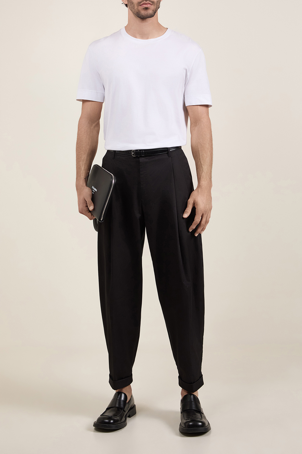 תמונת דוגמן קידמית של חגורה SAINT LAURENT