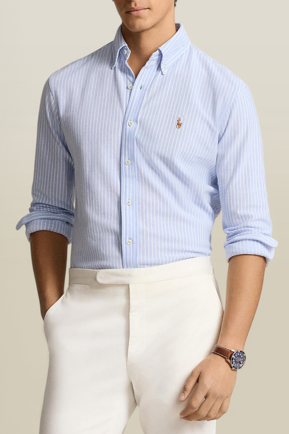 תמונת דוגמן קידמית של חולצת כפתורים POLO RALPH LAUREN