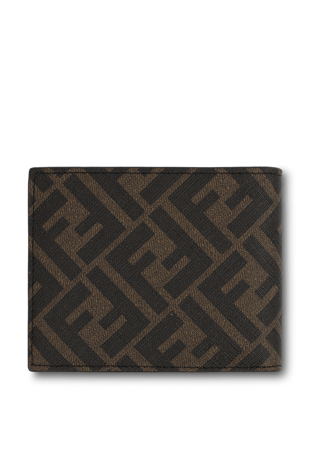תמונה אחורית של ארנק מונוגרמי מעור FENDI