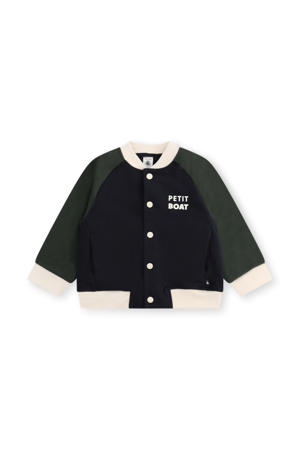 תמונה קידמית של ז'קט בייסבול טדי- גילאי 6-12 PETIT BATEAU