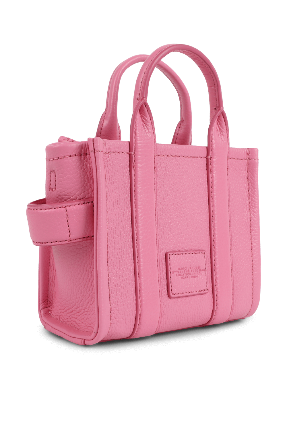 תמונה אחורית של תיק נשיאה מעור בגודל מיני MARC JACOBS
