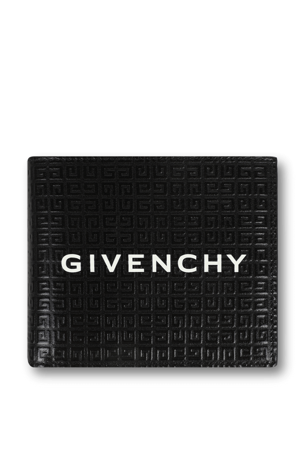תמונה קידמית של ארנק לוגומאני מעור שחור GIVENCHY