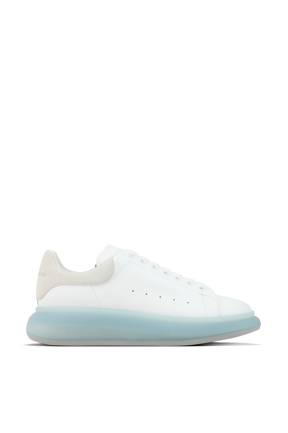 תמונה קידמית של Oversized Sneakers in White ans Light Blue ALEXANDER MCQUEEN